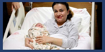 Adana'da yılın ilk bebeği 'Toprak' oldu