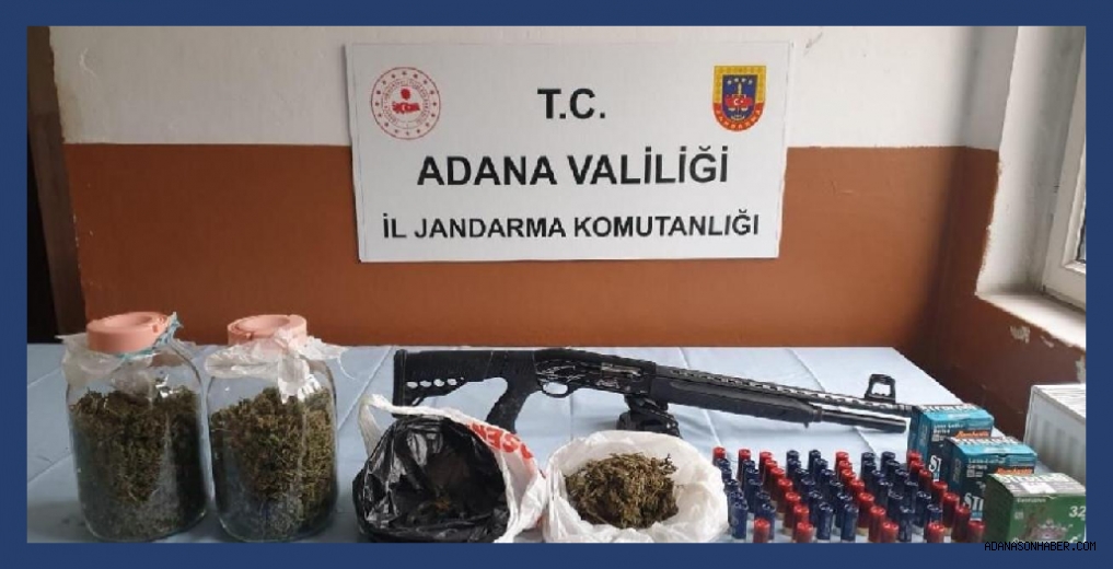 Adana'da 7 kilo 212 gram esrar ele geçirildi