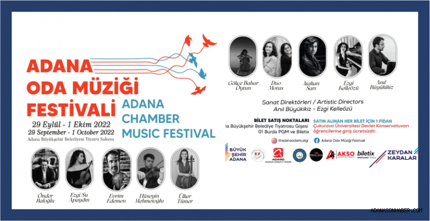 Adana Oda Müziği Festivali sanatseverlerle buluşuyor