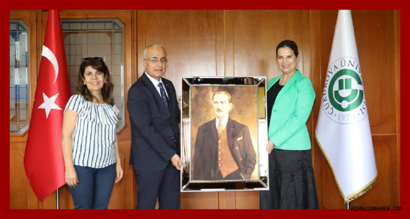 Özdoğan’dan Rektöre Atatürk tablosu