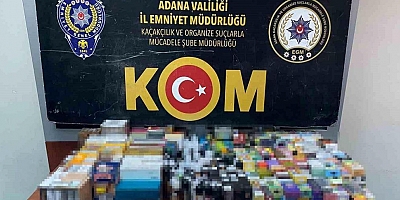 Adana'da Kaçak Ürün Operasyonu