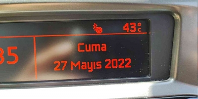Adana'da termometreler 43 dereceyi gösterdi 