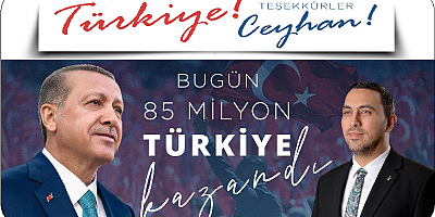 Başkan Özsoy, Teşekkürler Ceyhan