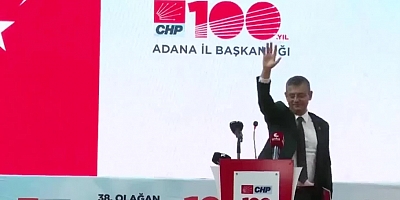 CHP Genel Başkan Aday Adayı Özgür Özel, CHP Adana İl Kongresi'nde konuştu