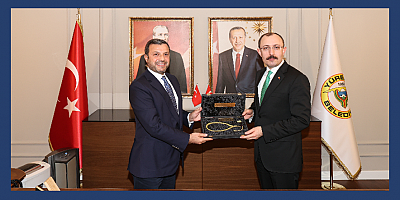Ticaret Bakanı Mehmet Muş, Başkan Kocaispir’i Ziyaret Etti